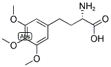 (S)-2-AMINO-4-(3,4,5-TRIMETHOXY-PHENYL)-BUTYRIC ACID Struktur