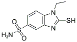 1-ETHYL-2-MERCAPTO-1H-BENZIMIDAZOLE-5-SULFONAMIDE Struktur