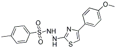 N'-[4-(4-METHOXYPHENYL)-1,3-THIAZOL-2-YL]-4-METHYLBENZENESULFONOHYDRAZIDE Struktur