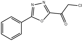 2-CHLORO-1-(5-PHENYL-1,3,4-OXADIAZOL-2-YL)ETHANONE Struktur