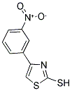 2-THIAZOLETHIOL, 4-(3-NITROPHENYL)- Struktur