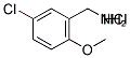 5-CHLORO-2-METHOXYBENZYLAMINE HYDROCHLORIDE Struktur