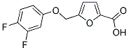 5-[(3,4-DIFLUOROPHENOXY)METHYL]-2-FUROIC ACID Struktur