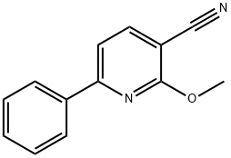 2-METHOXY-6-PHENYL-NICOTINONITRILE Struktur