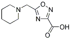 5-(PIPERIDIN-1-YLMETHYL)-1,2,4-OXADIAZOLE-3-CARBOXYLIC ACID Struktur