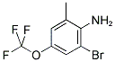 2-AMINO-3-BROMO-5(TRIFLUOROMETHOXY)TOLUENE Struktur