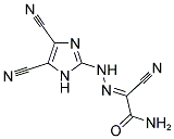 (2E)-2-CYANO-2-[(4,5-DICYANO-1H-IMIDAZOL-2-YL)HYDRAZONO]ACETAMIDE Struktur