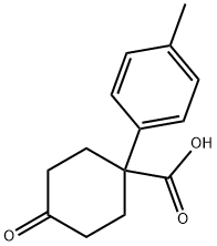 4-OXO-1-P-TOLYL-CYCLOHEXANECARBOXYLIC ACID Struktur