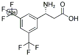 (R)-3-AMINO-3-(3,5-BIS-TRIFLUOROMETHYL-PHENYL)-PROPIONIC ACID Struktur