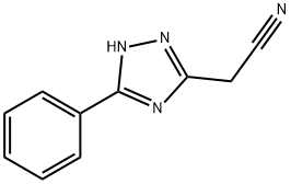 (5-PHENYL-4H-1,2,4-TRIAZOL-3-YL)ACETONITRILE Struktur