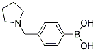 4-(1-PYRROLIDINYLMETHYL)PHENYLBORONIC ACID Struktur