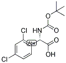 (S)-TERT-BUTOXYCARBONYLAMINO-(2,4-DICHLORO-PHENYL)-ACETIC ACID Struktur