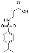 3-[[(4-ISOPROPYLPHENYL)SULFONYL]AMINO]PROPANOIC ACID Struktur