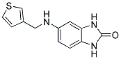 5-((THIEN-3-YLMETHYL)AMINO)-1,3-DIHYDRO-2H-BENZIMIDAZOL-2-ONE Struktur