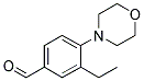 3-ETHYL-4-MORPHOLIN-4-YL-BENZALDEHYDE Struktur