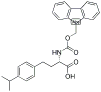 (S)-2-(9H-FLUOREN-9-YLMETHOXYCARBONYLAMINO)-4-(4-ISOPROPYL-PHENYL)-BUTYRIC ACID Struktur