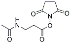 N-ACETYL-B-ALANINE N-HYDROXYSUCCINIMIDE ESTER Struktur