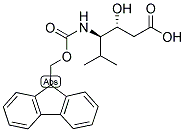 FMOC-(3R,4R)-4-AMINO-3-HYDROXY-5-METHYL HEXANOIC ACID Struktur