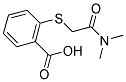 2-[[2-(DIMETHYLAMINO)-2-OXOETHYL]THIO]BENZOIC ACID Struktur