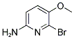 6-BROMO-5-METHOXY-PYRIDIN-2-YLAMINE Struktur