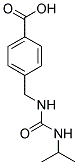 4-([[(ISOPROPYLAMINO)CARBONYL]AMINO]METHYL)BENZOIC ACID Struktur