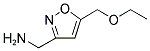 [5-(ETHOXYMETHYL)-3-ISOXAZOLYL]METHANAMINE Struktur