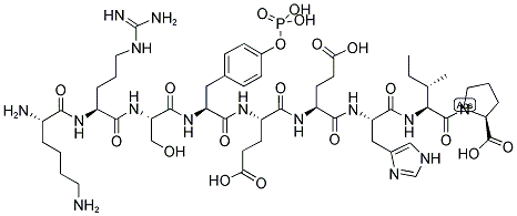 H-LYS-ARG-SER-PTYR-GLU-GLU-HIS-ILE-PRO-OH Struktur