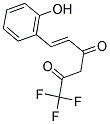 (5E)-1,1,1-TRIFLUORO-6-(2-HYDROXYPHENYL)HEX-5-ENE-2,4-DIONE Struktur