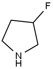 3-FLUORO-PYRROLIDINE Struktur