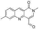 2,7-DIMETHYL-1-OXO-1,2-DIHYDROBENZO[B]-1,6-NAPHTHYRIDINE-4-CARBALDEHYDE Struktur