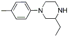 3-ETHYL-1-(4-METHYLPHENYL)PIPERAZINE Struktur