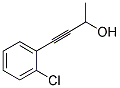 4-(2-CHLOROPHENYL)-3-BUTYN-2-OL Struktur