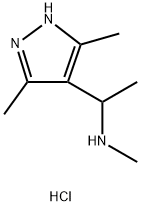 [1-(3,5-DIMETHYL-1H-PYRAZOL-4-YL)ETHYL]METHYLAMINE DIHYDROCHLORIDE Struktur