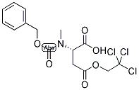 N-ALPHA-BENZYLOXYCARBONYL-N-ALPHA-METHYL-L-ASPARTIC ACID BETA-2,2,2-TRICHLOROETHYL ESTER Struktur