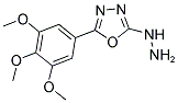 2-HYDRAZINO-5-(3,4,5-TRIMETHOXYPHENYL)-1,3,4-OXADIAZOLE Struktur