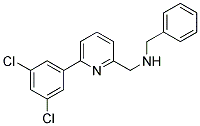 N-BENZYL[6-(3,5-DICHLOROPHENYL)PYRIDIN-2-YL]METHANAMINE Struktur