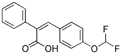 3-(4-DIFLUOROMETHOXY-PHENYL)-2-PHENYL-ACRYLIC ACID Struktur