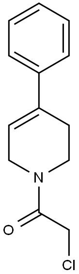 1-(CHLOROACETYL)-4-PHENYL-1,2,3,6-TETRAHYDROPYRIDINE Struktur