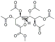 METHYL 4,5,7,8,9-PENTA-O-ACETYL-2,6-ANHYDRO-3-DEOXY-D-GLYCERO-D-GALACTO-2-NONENOATE Struktur