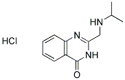 2-[(ISOPROPYLAMINO)METHYL]QUINAZOLIN-4(3H)-ONE HYDROCHLORIDE Struktur