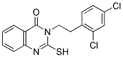 3-[2-(2,4-DICHLOROPHENYL)ETHYL]-2-MERCAPTOQUINAZOLIN-4(3H)-ONE Struktur