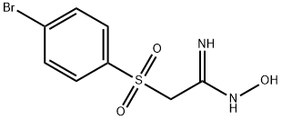 4-BROMOBENZENESULFONYLACETAMIDE OXIME Struktur