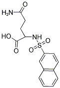 5-AMINO-2-[(2-NAPHTHYLSULFONYL)AMINO]-5-OXOPENTANOIC ACID Struktur