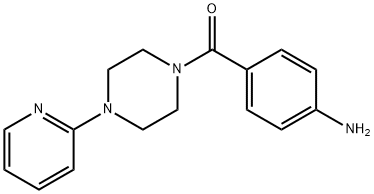 (4-AMINOPHENYL)[4-(2-PYRIDINYL)PIPERAZINO]METHANONE Struktur