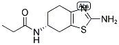 (R)-N-(2-AMINO-4,5,6,7-TETRAHYDRO-BENZOTHIAZOL-6-YL)-PROPIONAMIDE Struktur