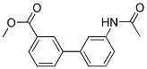 METHYL 3'-(ACETYLAMINO)[1,1'-BIPHENYL]-3-CARBOXYLATE Struktur