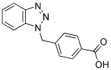 4-(1H-1,2,3-BENZOTRIAZOL-1-YLMETHYL)BENZOIC ACID Struktur