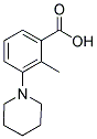 2-METHYL-3-PIPERIDIN-1-YL-BENZOIC ACID Struktur