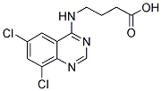 4-(6,8-DICHLORO-QUINAZOLIN-4-YLAMINO)-BUTYRIC ACID Struktur