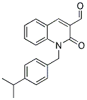 1-(4-ISOPROPYL-BENZYL)-2-OXO-1,2-DIHYDRO-QUINOLINE-3-CARBALDEHYDE Struktur